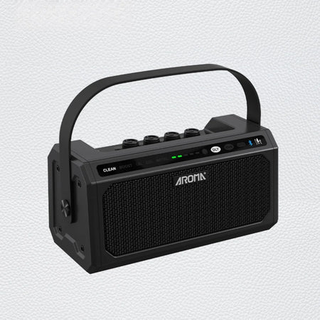 AROMA TG-08 10W Portable Electric Guitar Amp &ndash; 5 FX Drums TG-08 Black