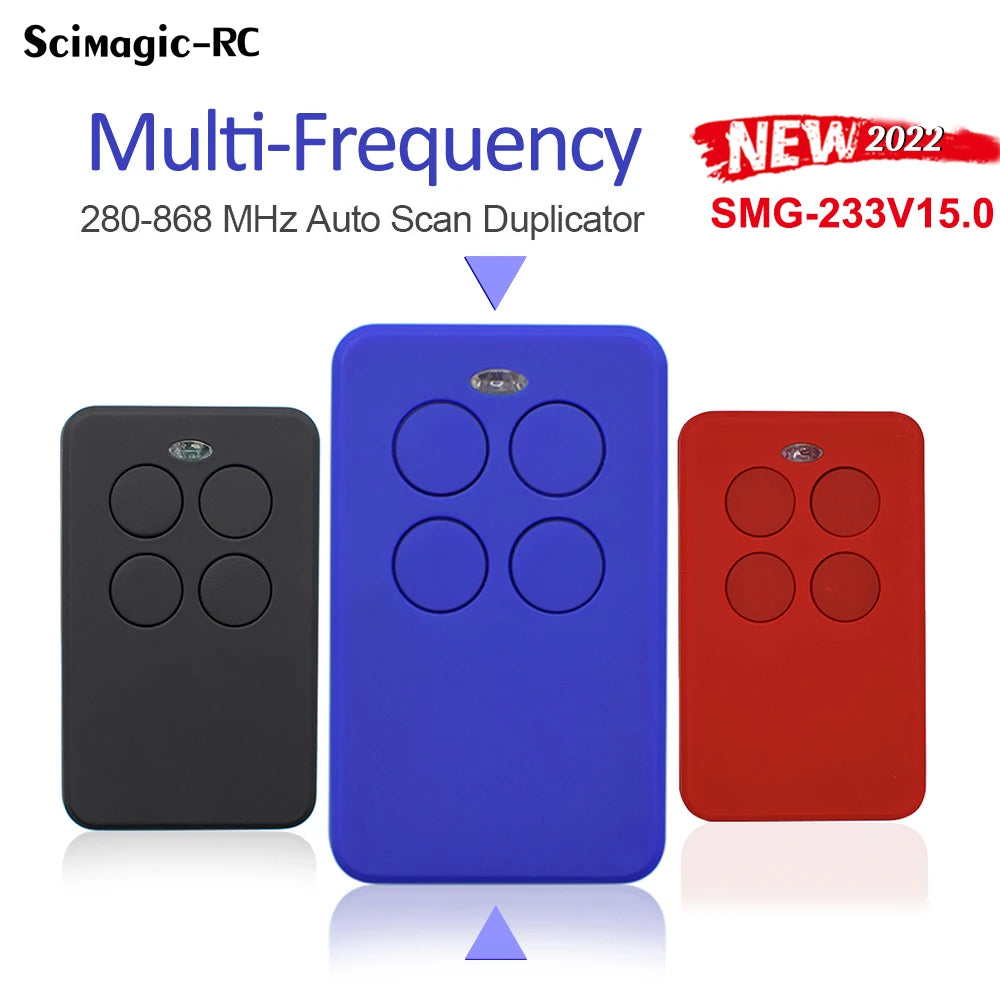 Universal Multi-frequency Garage Door Remote Control Duplicator 4-in-1