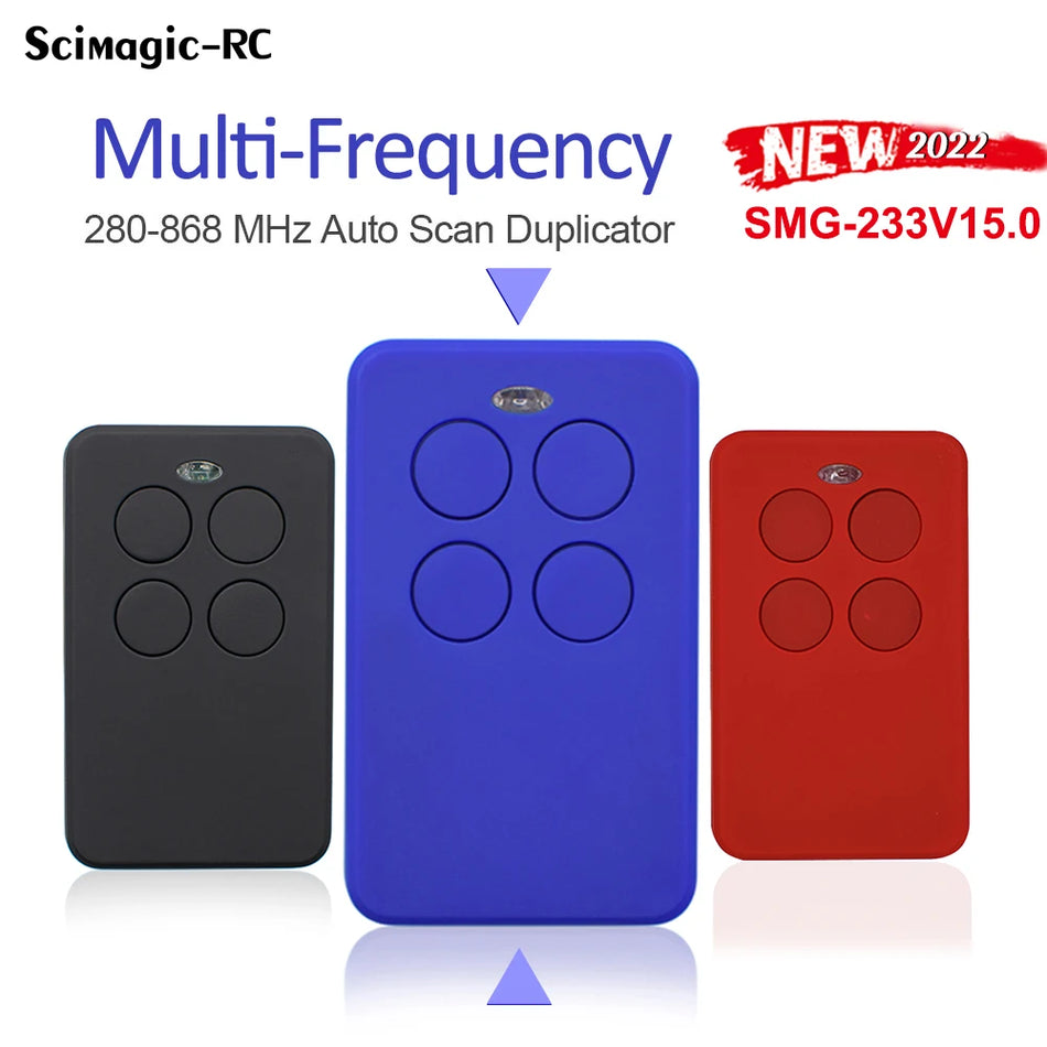 Universal Multi-frequency Garage Door Remote Control Duplicator 4-in-1
