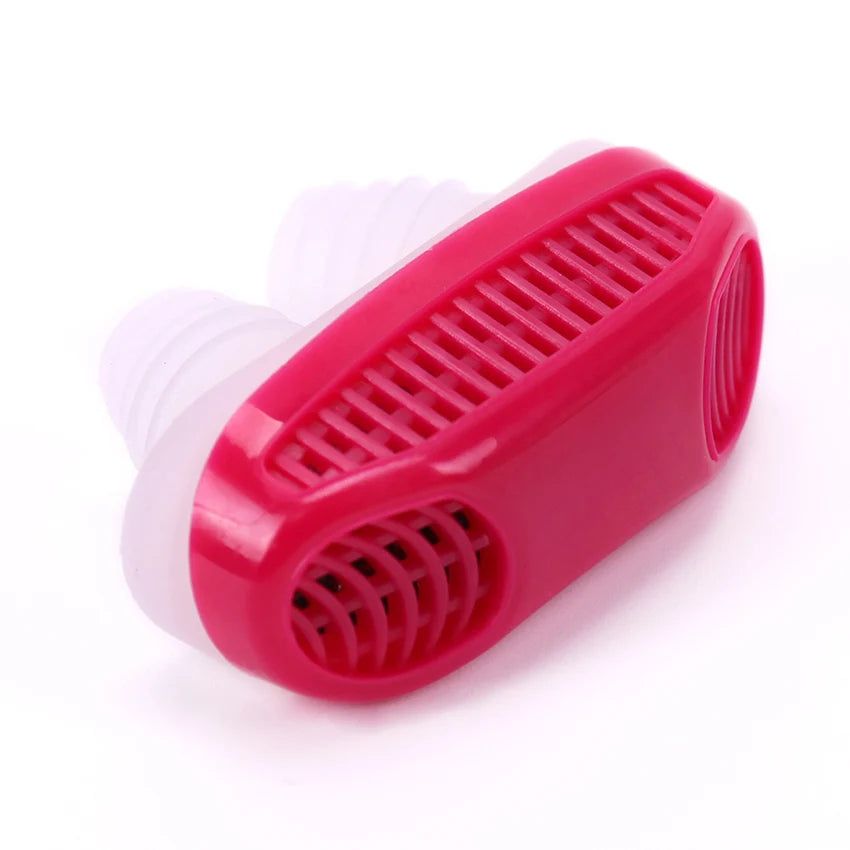 Silicone Nasal Clip Sleep Aid Snore Device &ndash; Ultra-Soft red