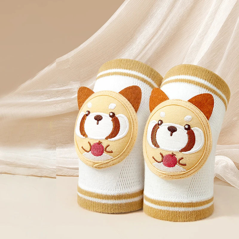 Baby Knee Pads For Crawling &ndash; Breathable Mesh Comfort Panda / 0-4 Years Old