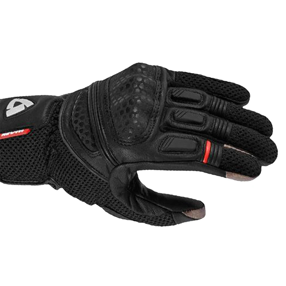 WILLBRO Revit Dirt 2 Black Leather Touch Screen Motorcycle Gloves
