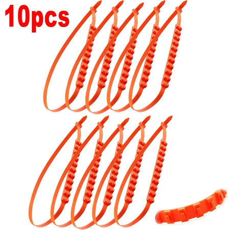 Disposable Anti-Skid Straps for Tires &ndash; Snow Traction 10pcs