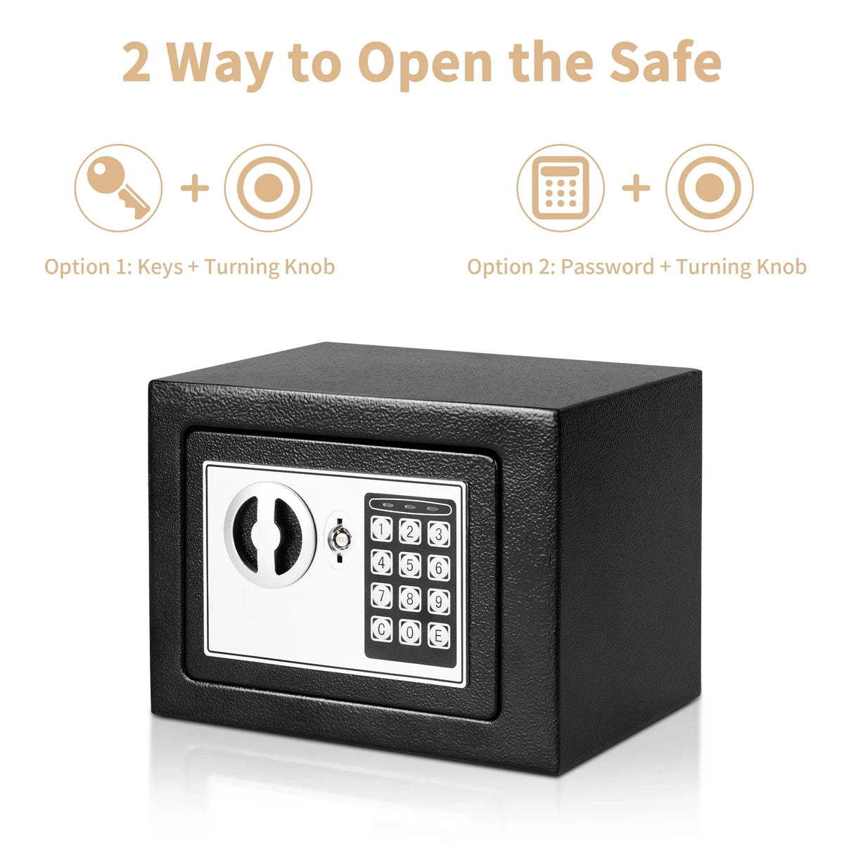 0.2 Cubic Feet Electronic Digital Safe &ndash; Fireproof Safe