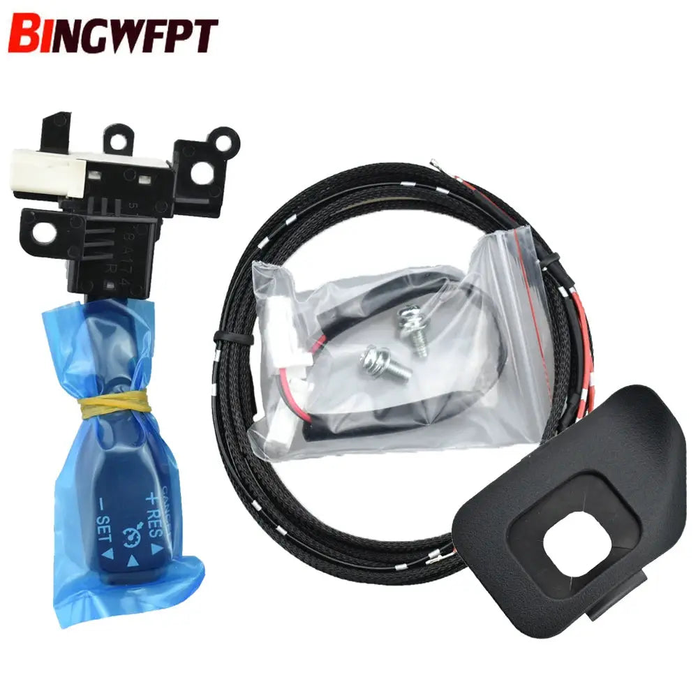 Cruise Control Switch 84632-34017 84632-34011 For Toyota YARiS L 2014 VIOS 2013-2017 With Steering Wheel Cover 45186-0D050 by InterCyprus Trading Ltd