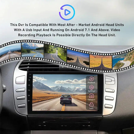 Full HD 1080P Dash Cam For Cars With Loop Recording And 128GB Support by InterCyprus Trading Ltd