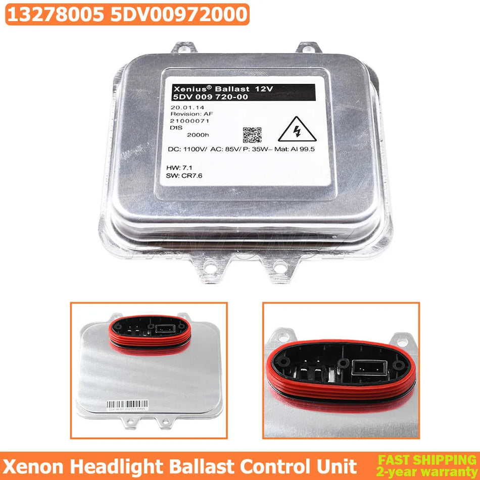 Unidad de Control del Balasto del Faro Xenón para Opel Astra J Insignia 5DV00972000