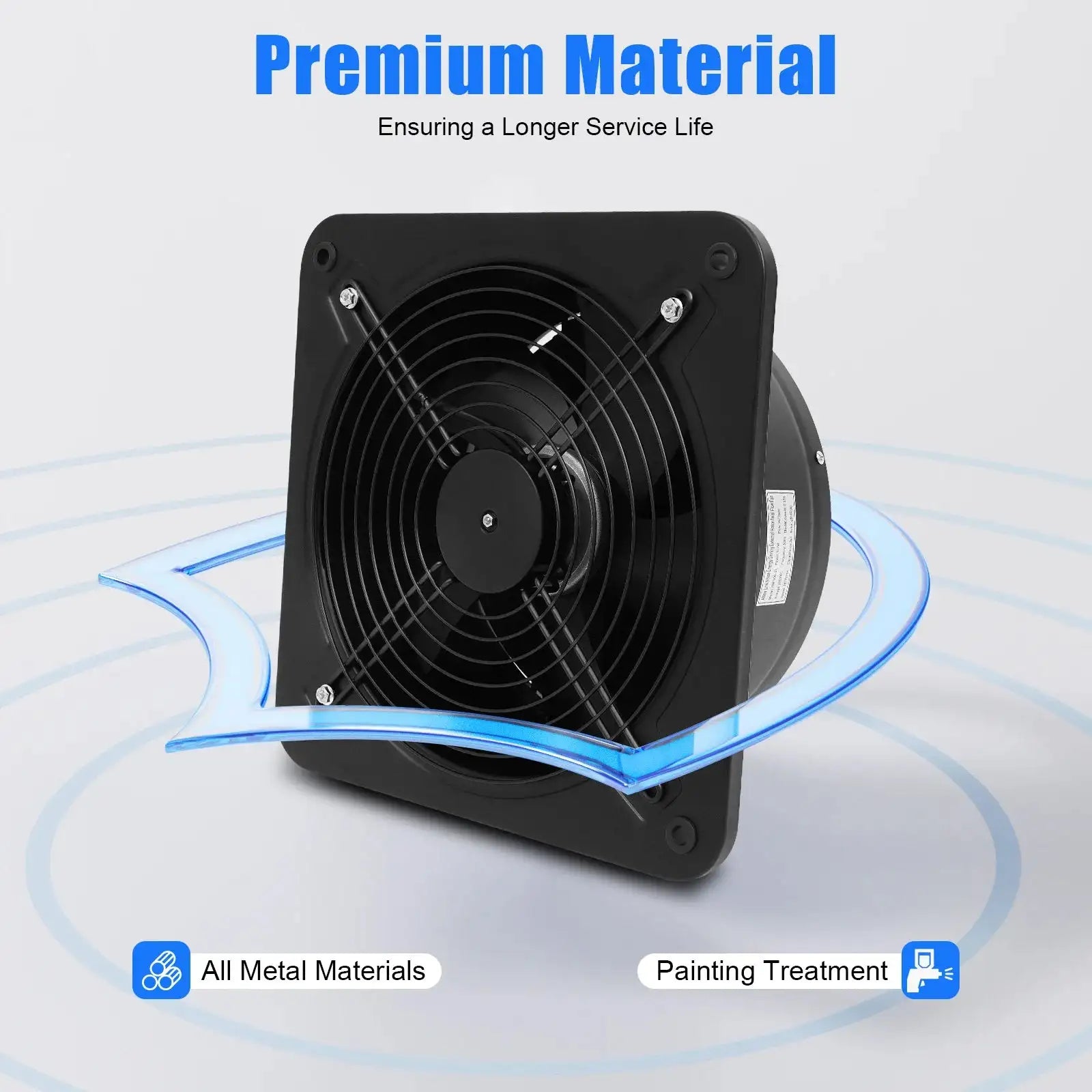 Exhaust Fan &ndash; High Airflow 2677m3/h Low Noise Durable Metal