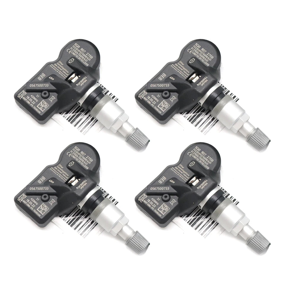 Audi A4 B9 433MHz için TPMS Sensör İzleme Sistemi Lastik Basıncı Sensörü Değiştirme