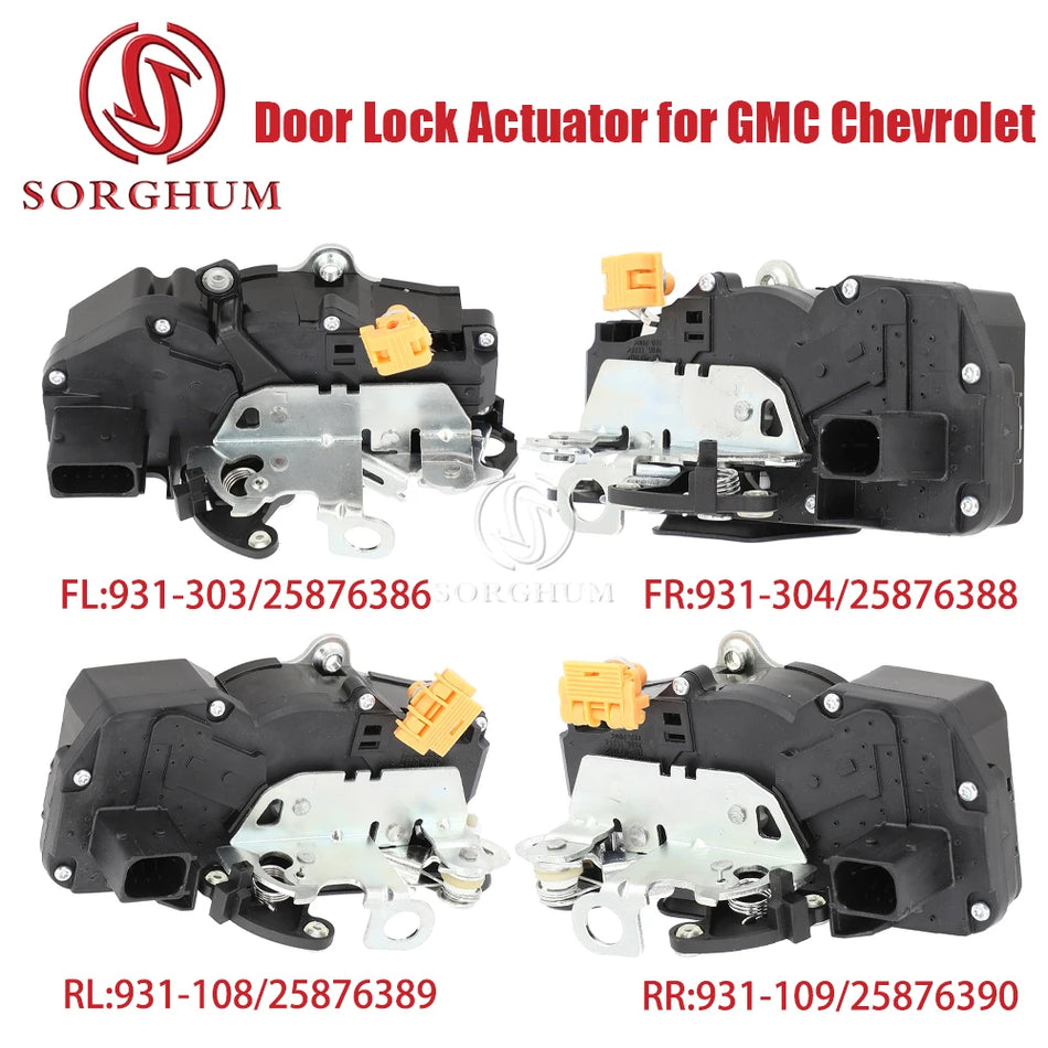 GMC Sierra Front and Rear Door Lock Actuators, 2007-2009