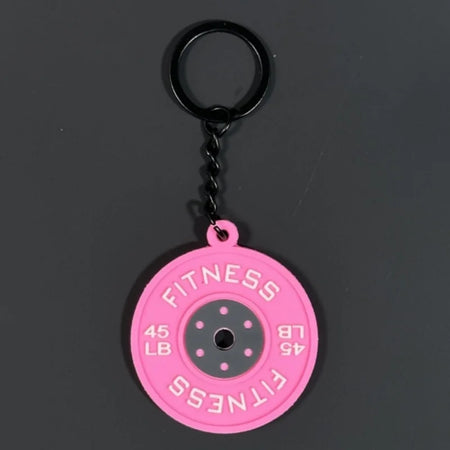 2025 Barbell Keychain - Silicone Dumbbell Gifts for Gym Lovers Weight piece-B