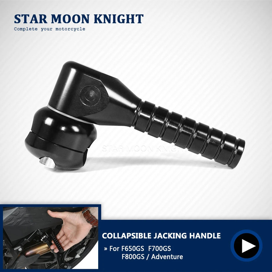 BMW F700GS/F800GS/F650GS Kaldırma Tutamağı, Kolay Motosiklet Kaldırmaları için Katlanabilir Kriko Destek Çubuğu
