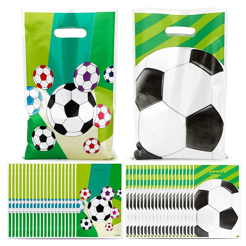 TAKARA TOMY 10pcs Soccer Gift Bags - Football Party Supplies