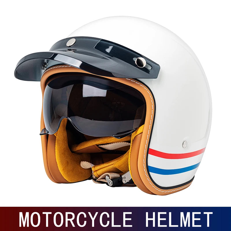 Three-Quarters Retro Open Face Helmet &ndash; Ultra Lightweight MT-5-5 / M