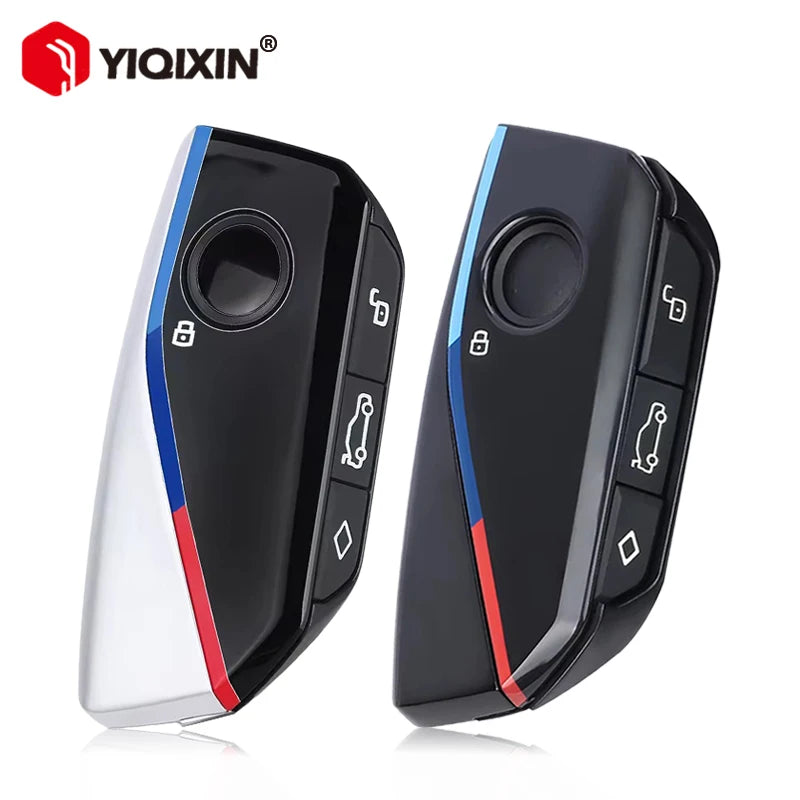 Pokrywa pilota kluczyka dla BMW I7, niecięte 4 przyciski, plastikowa obudowa, kompatybilna z modelami BMW