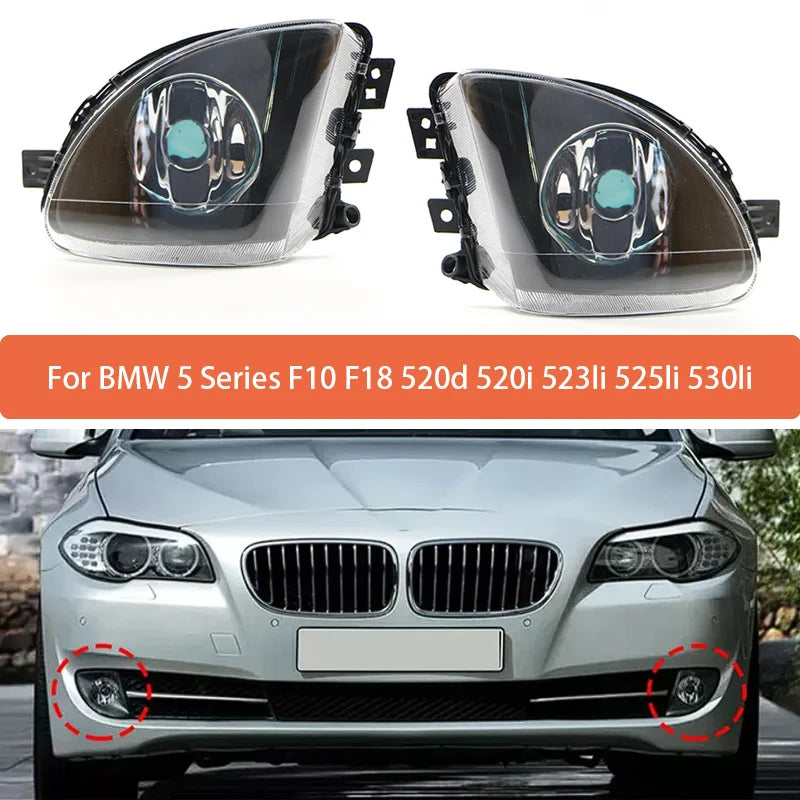 ABS Fog Lights Without Bulb For BMW 5 Series F10 F18