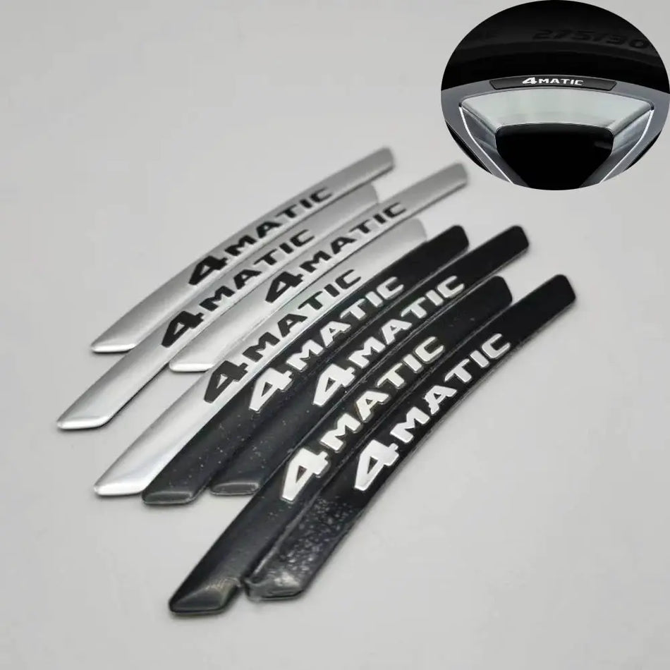 3D Alumiinium Rattakettad Embleemid Mercedes Benz A B C E S GLE GLC jaoks