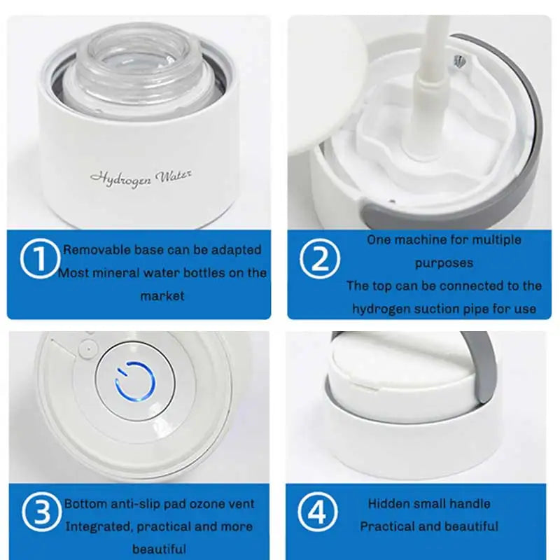 380ML Hydrogen Water Generator Bottle &ndash; Dual Chamber