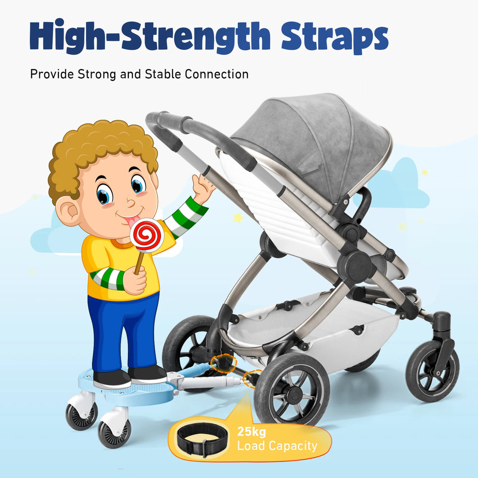 Krok-och-öglaband med 50 metallspännen justerbar