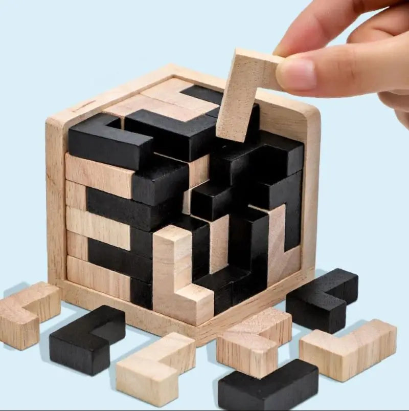 3D Cube Puzzle Lu &ndash; Educational Brain Teaser For All Ages