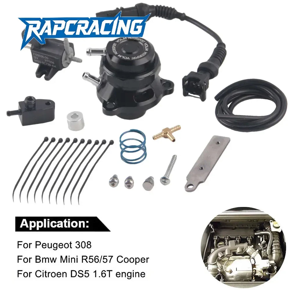 Aluminum Blow Off Valve for Peugeot 308 Mini R56 R57 DS5 1.6T