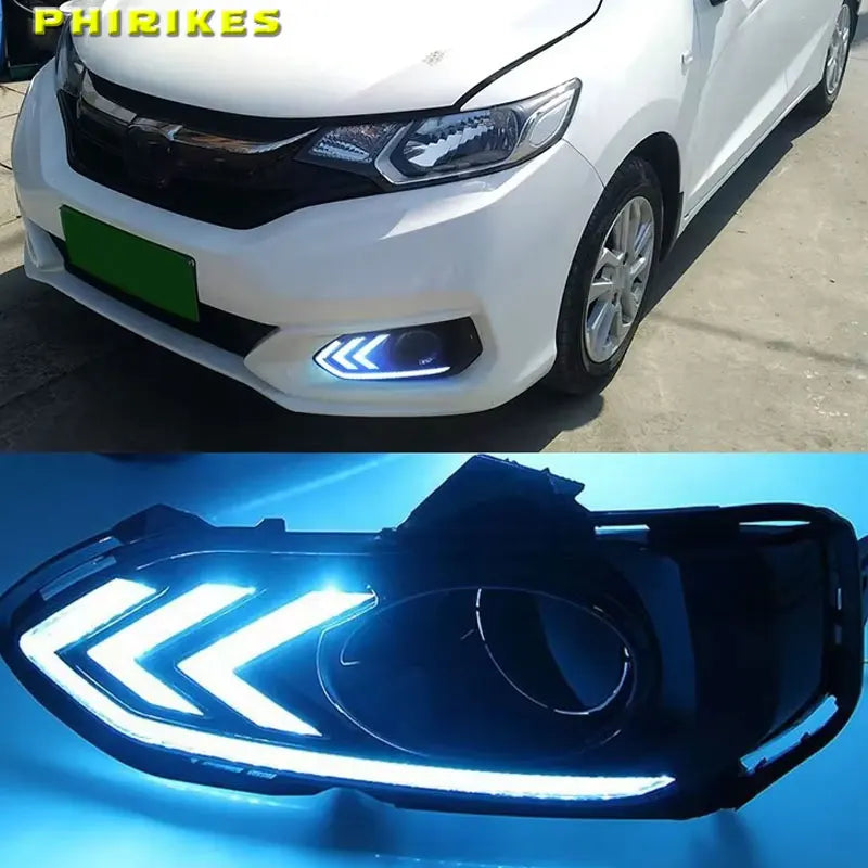 Honda Jazz Fit 2018 2019 LED DRL komplekt 2tk koos suunatuledega