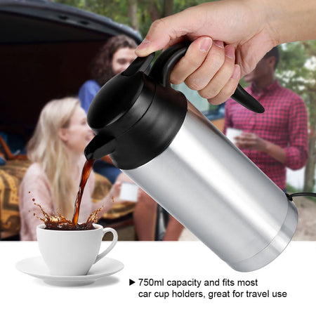 12V 750ML Car Heating Cup Stainless Steel &ndash; Rapid Heating