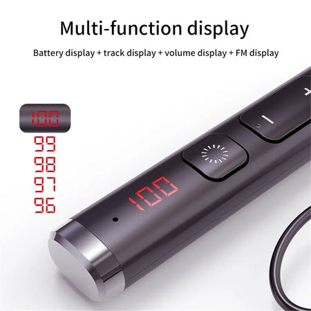 Kebidumei Bluetooth 5.0 Neckband Earphones &ndash; Noise Reduction