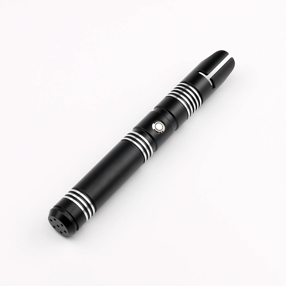 SaberFeast Metal Lightsaber Empty Hilt for DIY Jedi Cosplay E13-A Black
