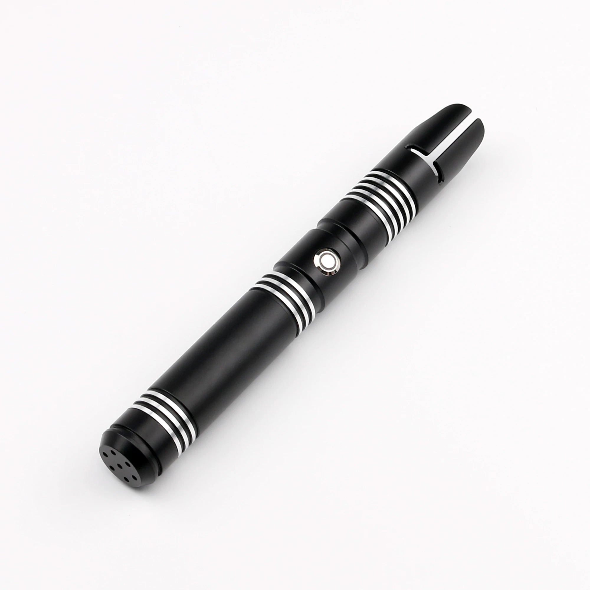 SaberFeast Metal Lightsaber Empty Hilt for DIY Jedi Cosplay E13-A Black