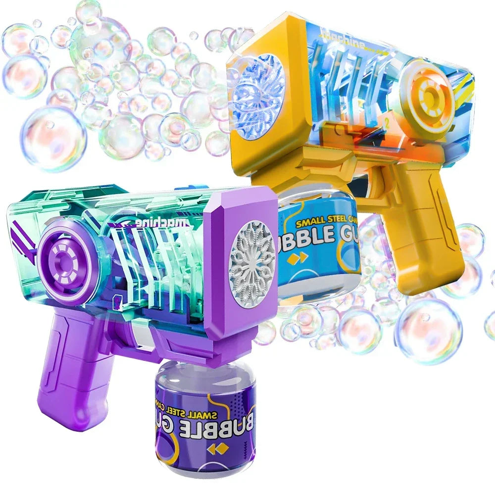 12 Holes Electric Bubble Gun &ndash; Full Automatic Fun for Kids