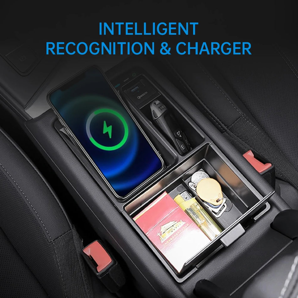 Tapis de charge avec charge rapide 15W pour Audi A4 A5