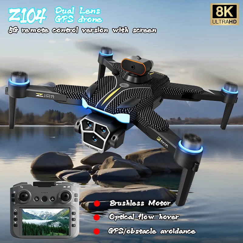 NEW Z104 Drone Professinal &ndash; 8K Optical Flow Hover HD