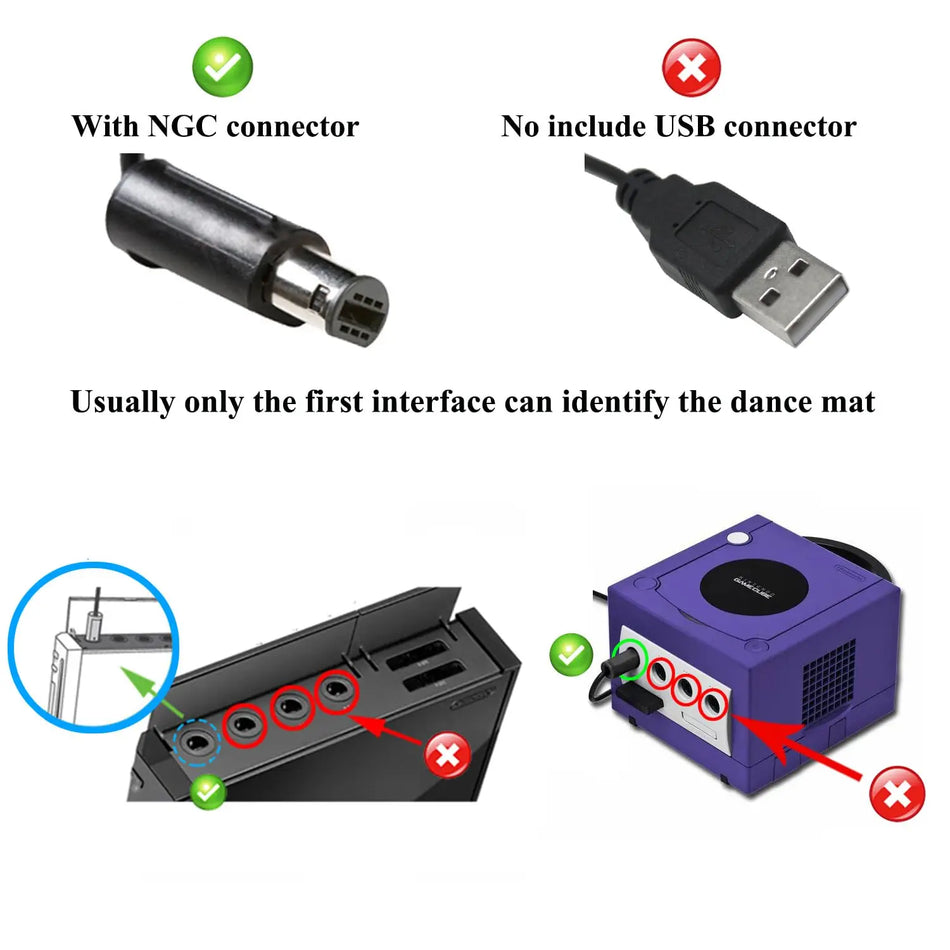 Non-Slip Party Single Dancing Pad &ndash; Compatible With Wii Console