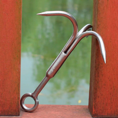 3-Claw Stainless Grappling Hook - Outdoor Climbing