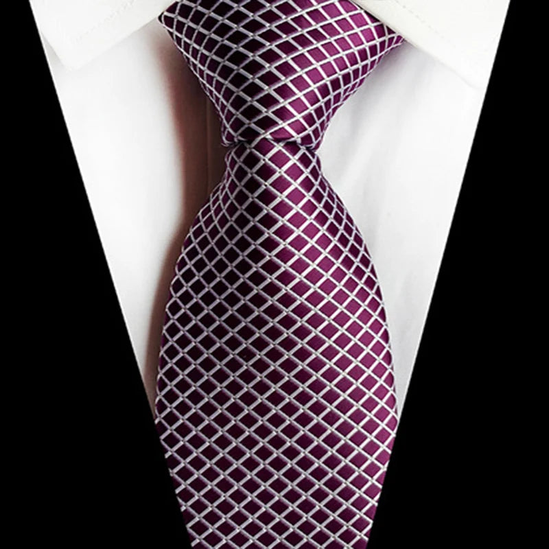 Luxury Striped Floral Tie for Men - 68 Colours Available LUD-67 / CHINA