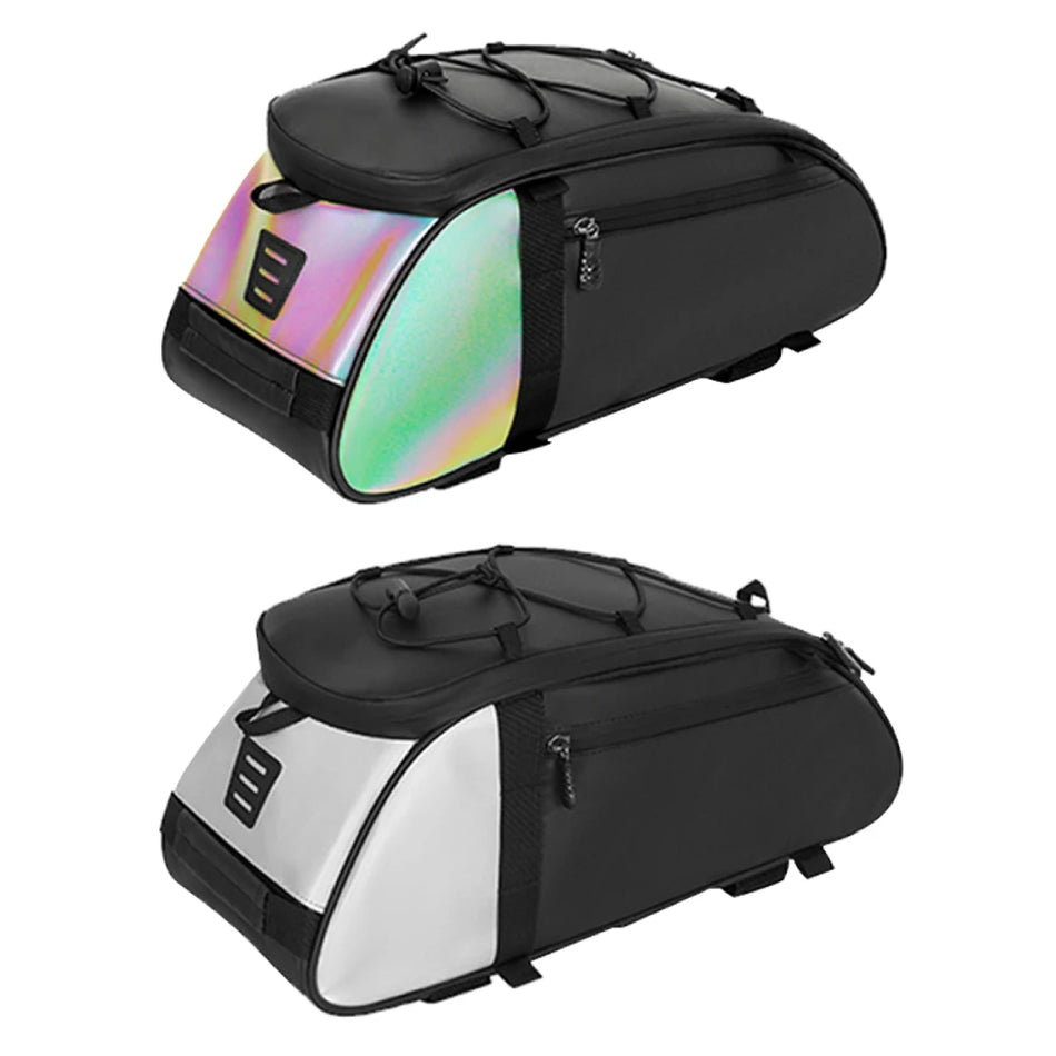 Lixada Bike Trunk Bag &ndash; Large Capacity Reflective Storage