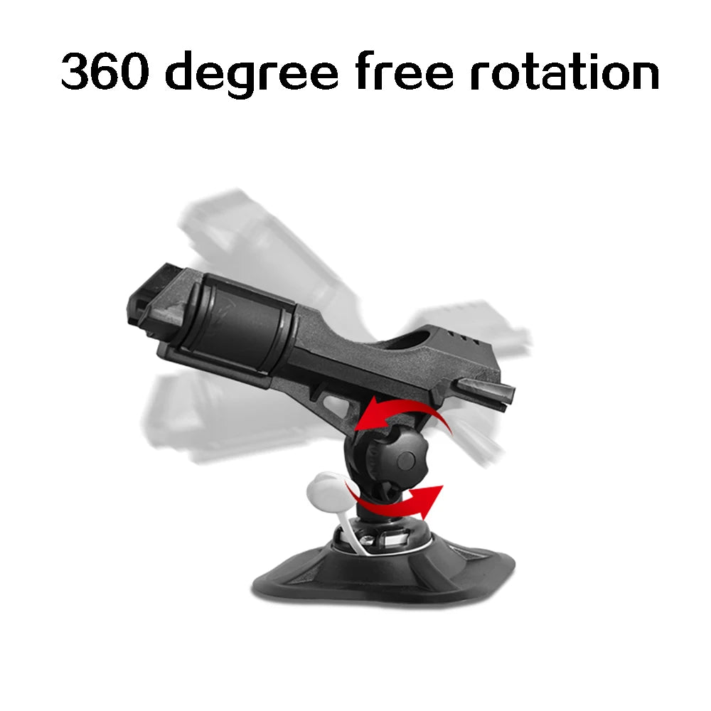 DIVE&amp;SAIL Adjustable Fishing Rod Holder, 360-Degree Rotatable, Kayak &amp; Boat Compatible