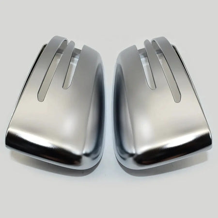 Side Door Mirror Cover Matt Chrome For Mercedes Benz W204 W212 C E Class by InterCyprus Trading Ltd