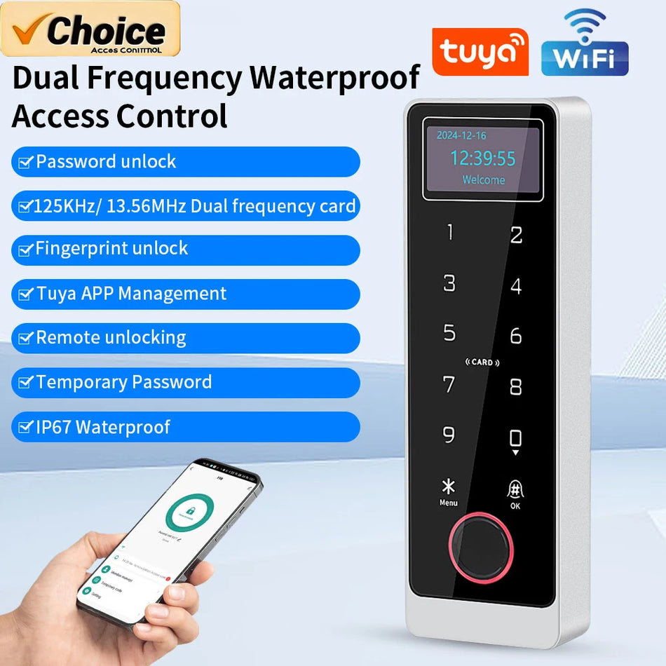 Lucking Door LCD Tuya Lock &ndash; Remote WiFi App Control