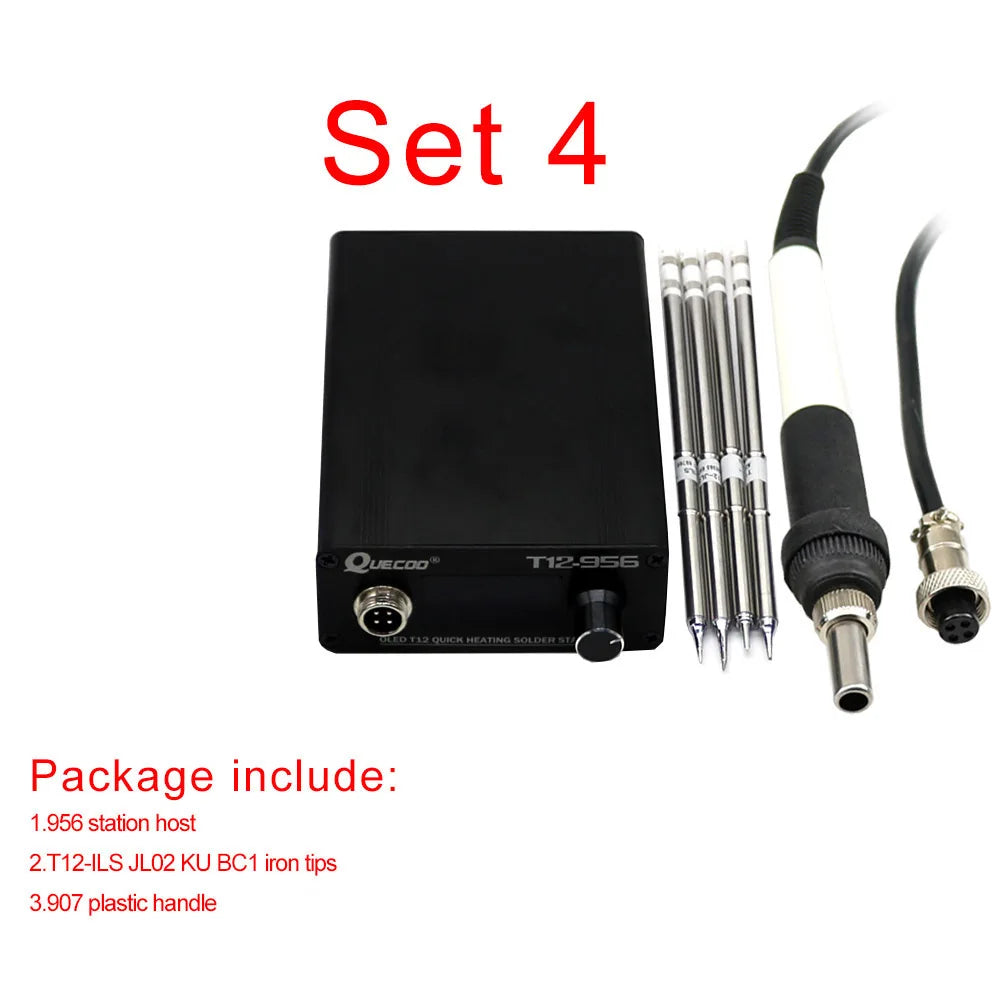 T12-956 OLED-STC Soldering Station &ndash; Bright OLED Display SET4