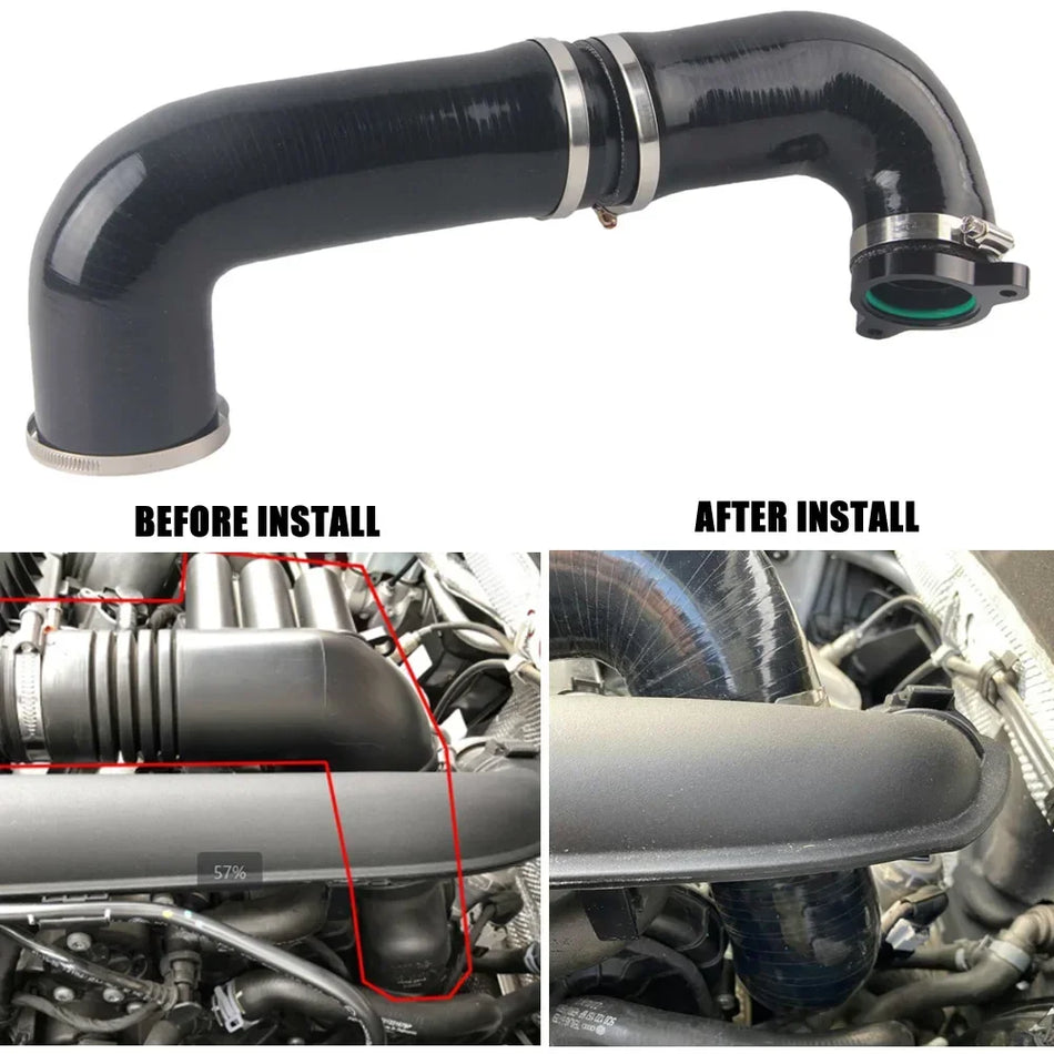 Tubo de Admissão de Ar Frio em Alumínio para VW Audi EA211 MK7 Golf 1.4T