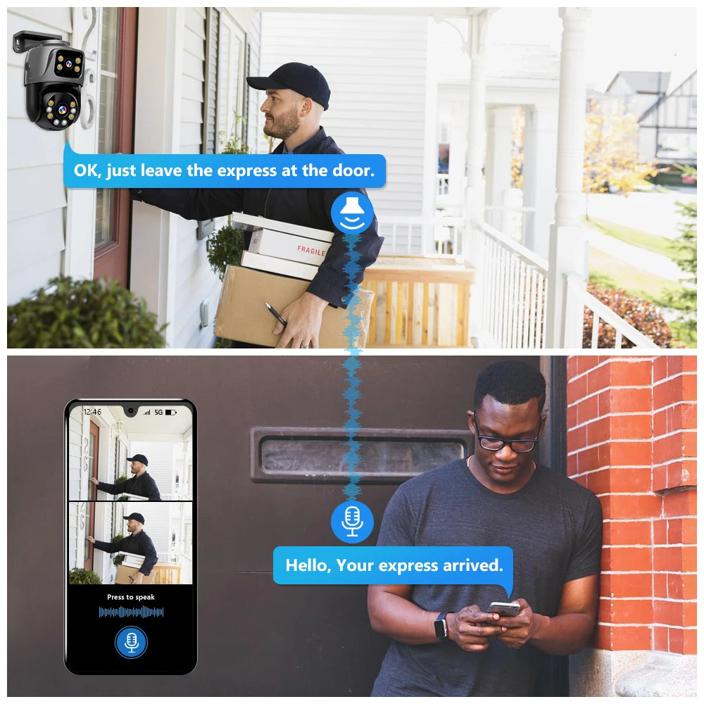 Movols 6MP XMEYE POE Surveillance System &ndash; Dual Lens PTZ