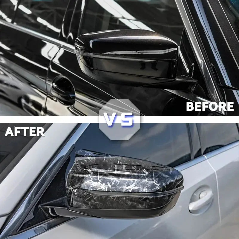 Exterior Mirror Cover Trim Black For BMW 3 4 5 Series G20 G21 G30 by InterCyprus Trading Ltd