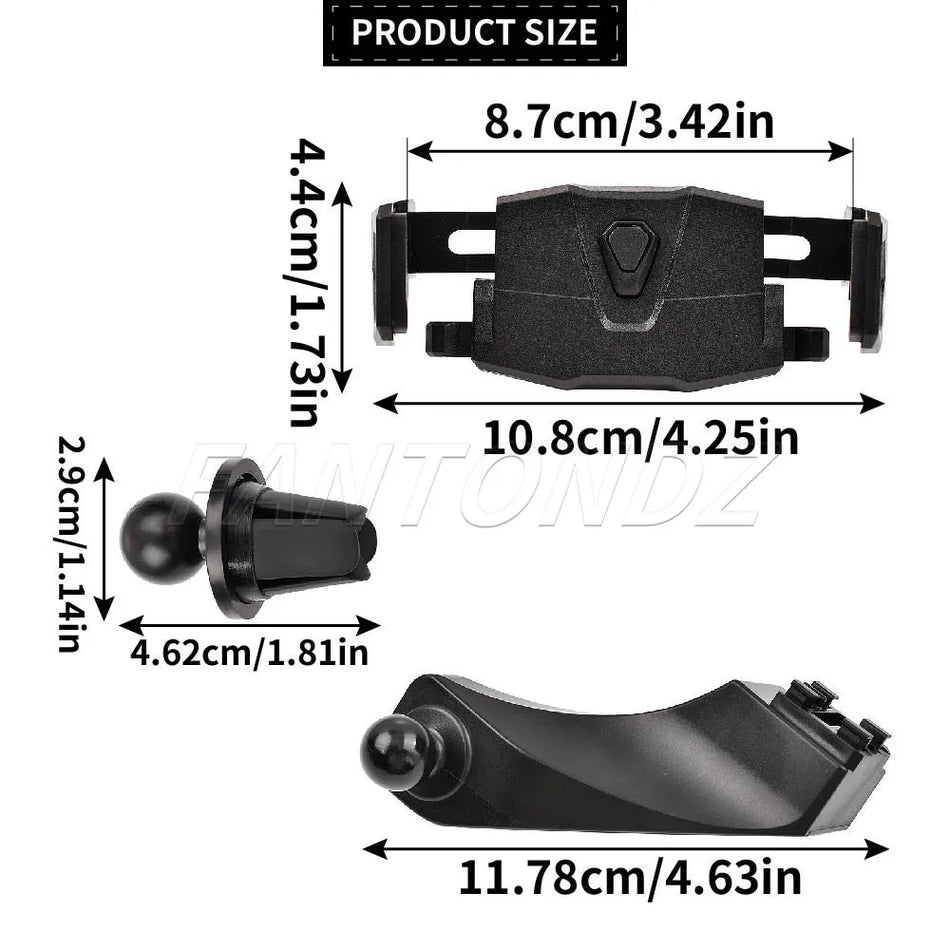 Dashboard Phone Holder Rotatable Mount For Logan Sandero Mk3