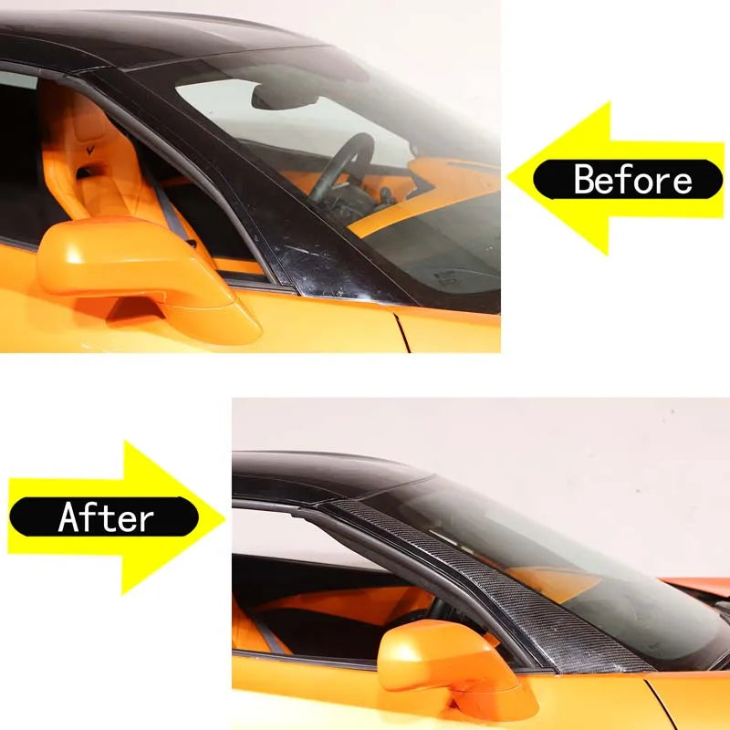 Chevrolet Corvette C7 A Pillar Carbon Fiber Panel Cover