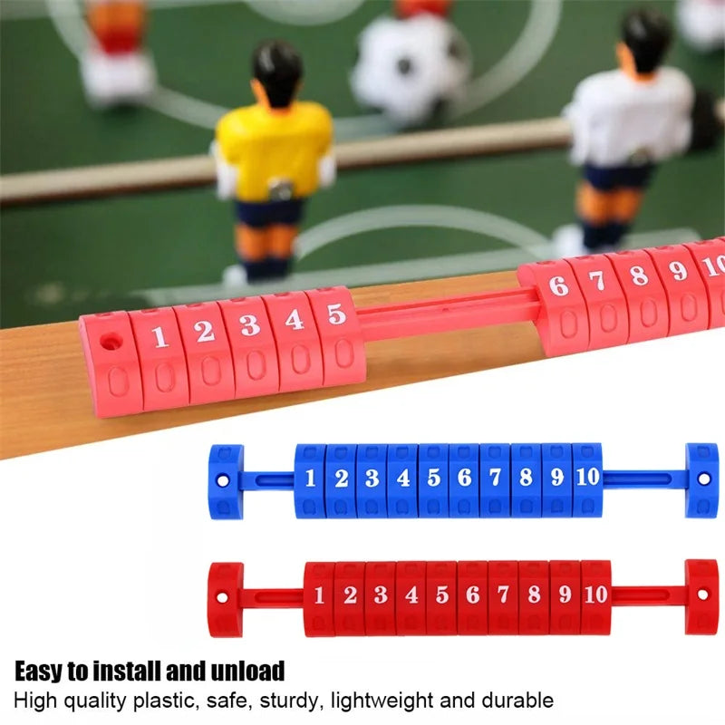 Universālais galda futbols rezultātu tablo komplekts 2 gabaliem
