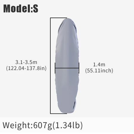 KOETSU Kayak Cover &ndash; Waterproof Dustproof Sunshade 3.1-3.5m