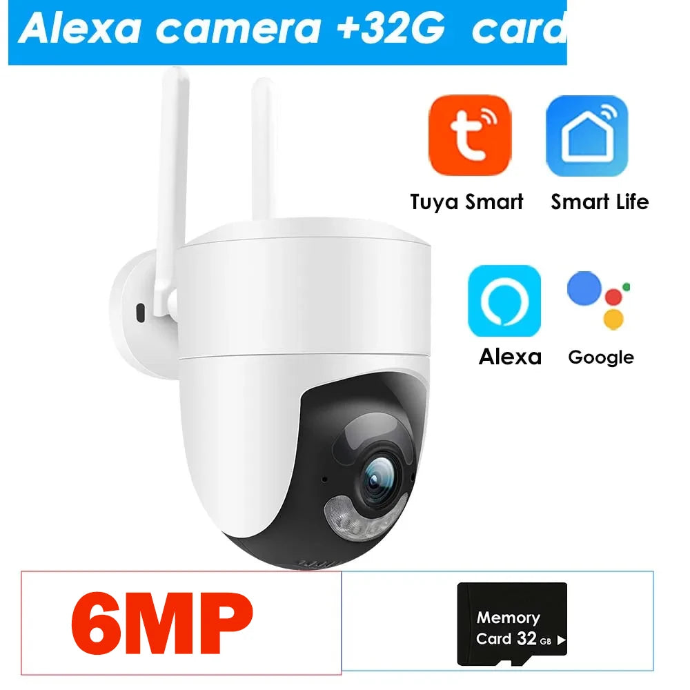 6MP Outdoor WiFi Security Camera