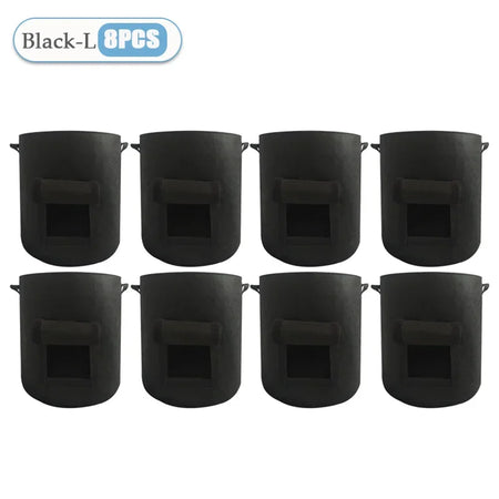 Non-Woven 10-Gallon Potato Planting Grow Bags with Harvest Windows